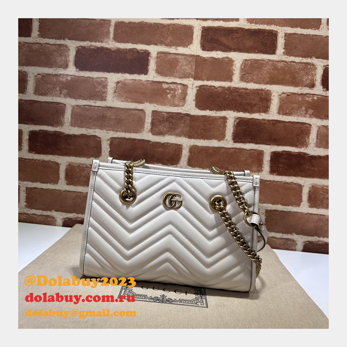 top quality G*u*i gg marmont small tote bag