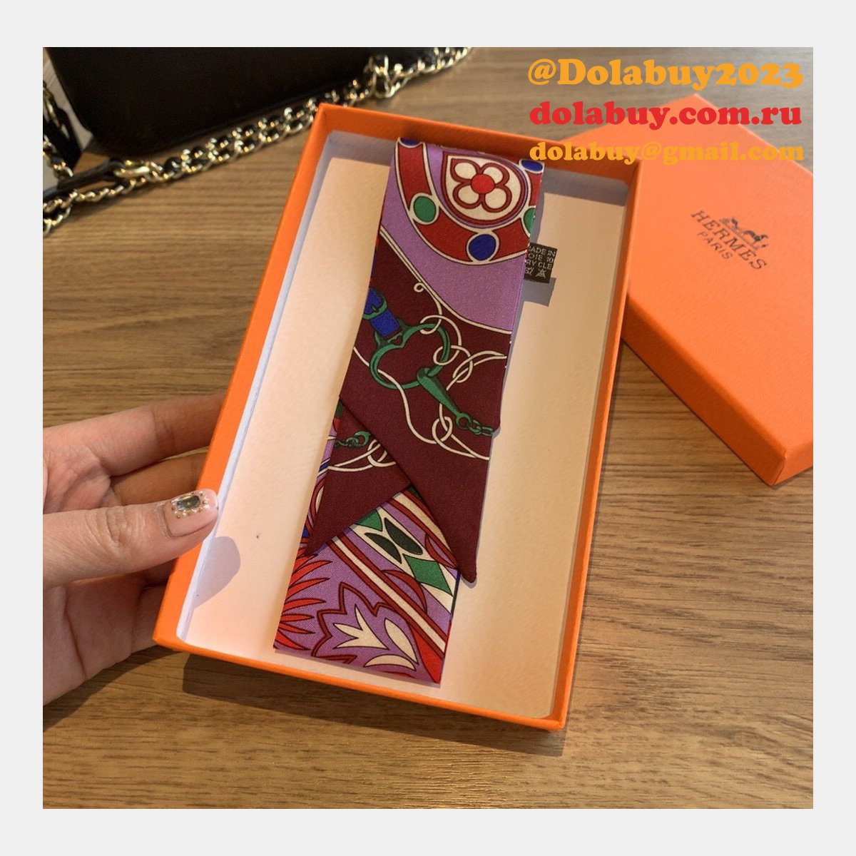 Hermes Top Quality H Twill silk scarf