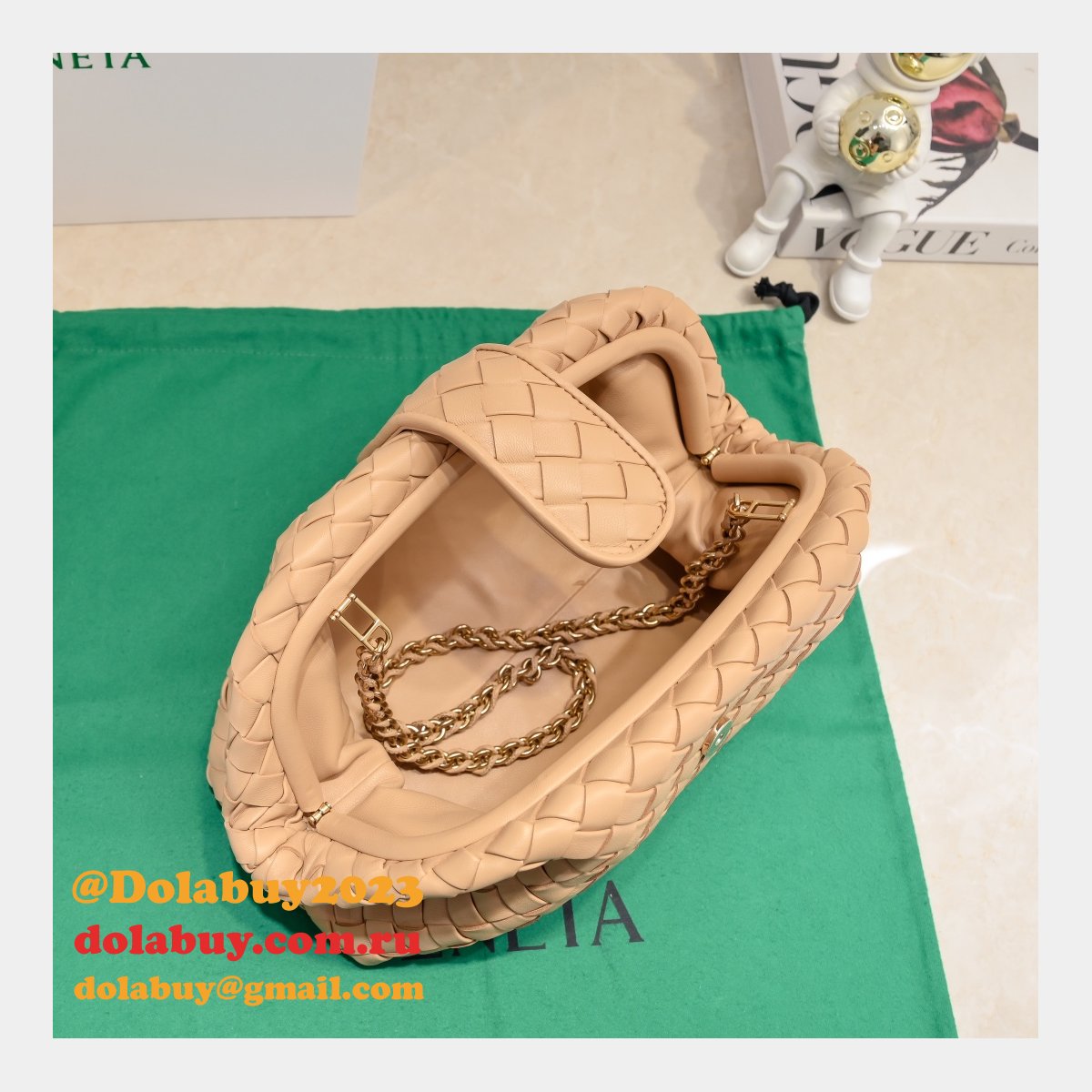 Top Quality Bottega Veneta Teen Lauren 1980 With Chain