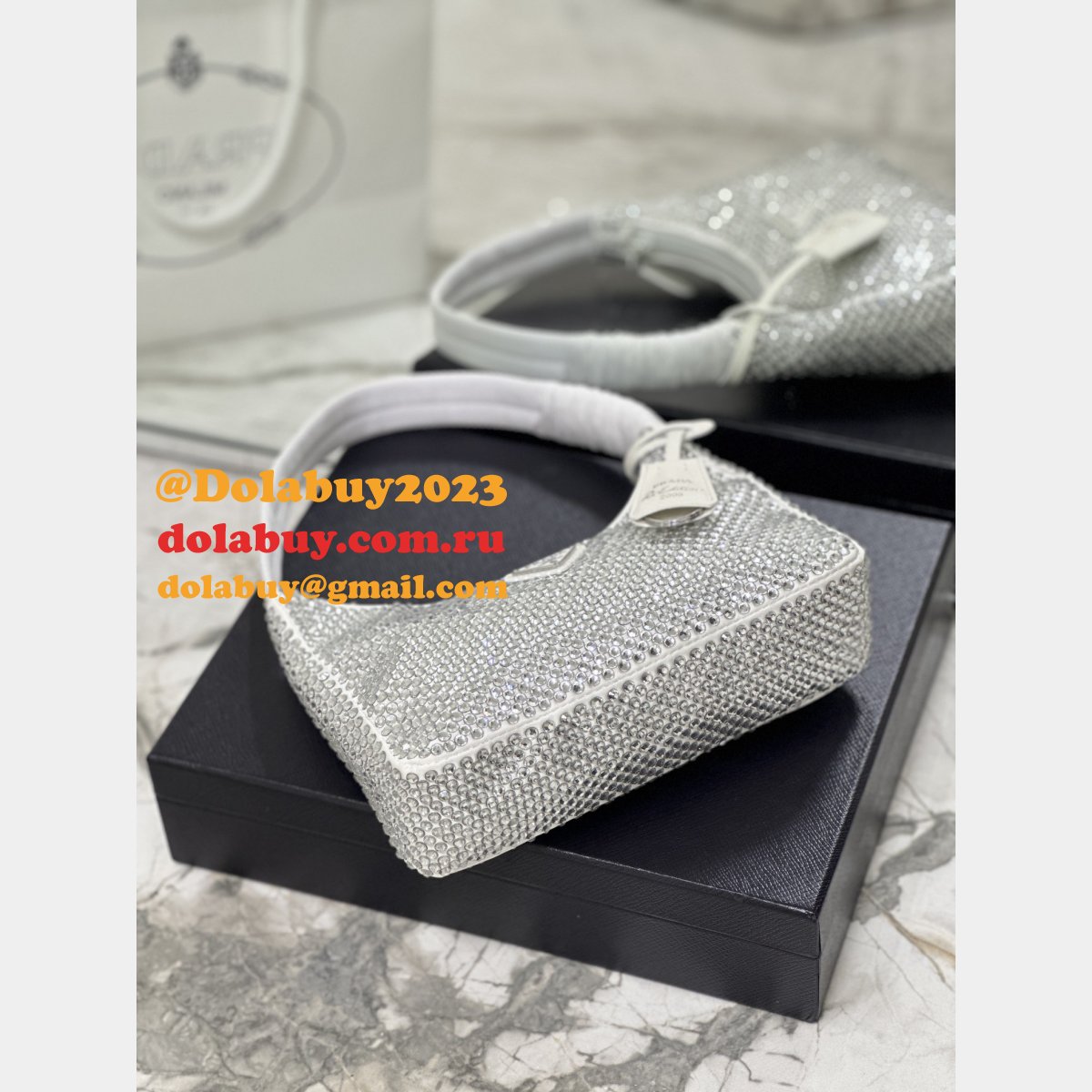 Luxury 1:1 Mirror 1NE515 Prada Hobo Replica Bag Shop Online