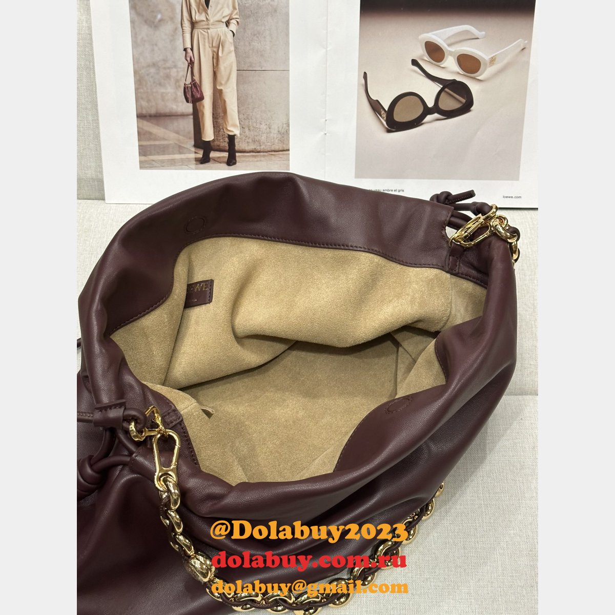 Top Quality Large Flamenco Purse In Mellow Nappa Lambskin