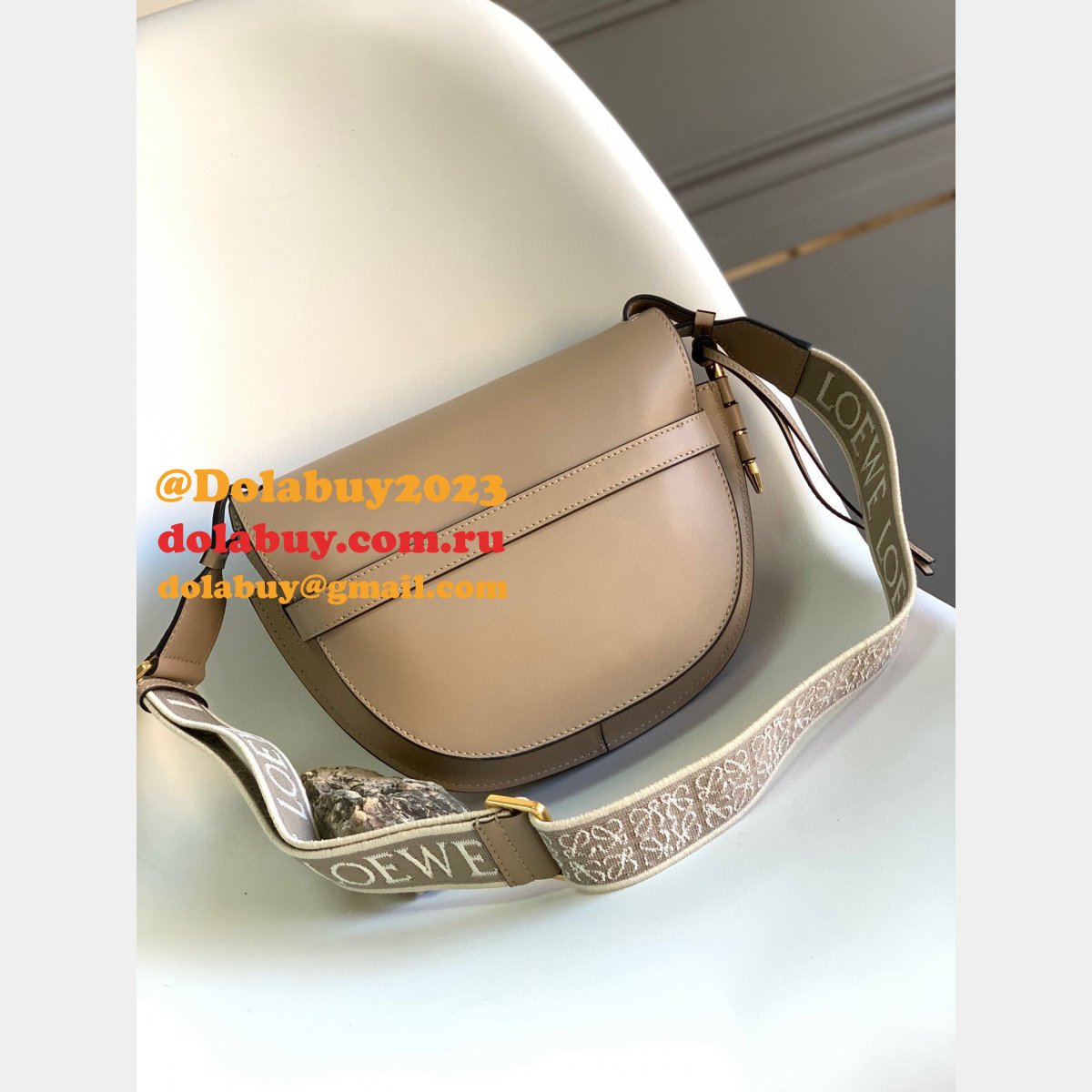 UK 7 Star LOEWE GATE Top Quality AAA+ HADNBAG 25MM