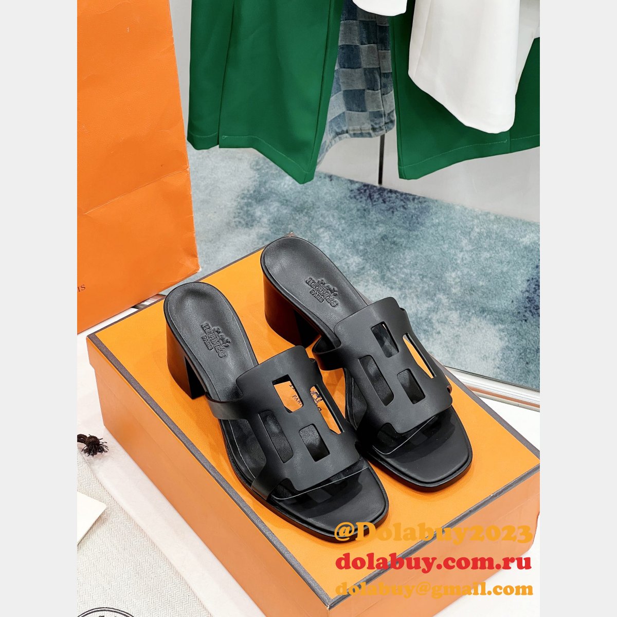 Wholesale hermes Izzy 60 sandal hot selling