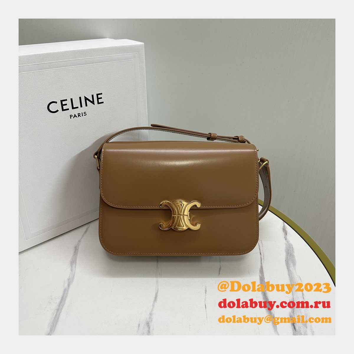 Best High-Quality Celine 188423/187363 Triomphe Replica Handbag