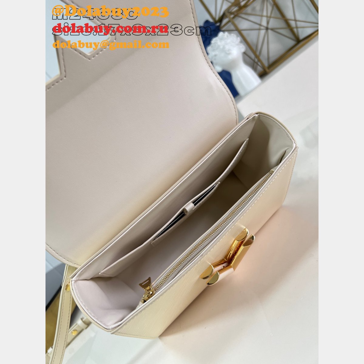 Louis Vuitton Twist Inspired Epi M24631/M24630 High Bag