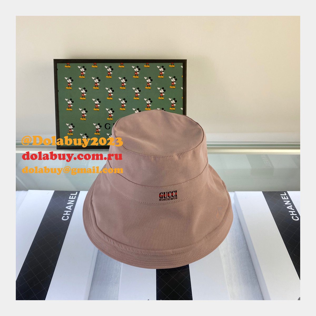 luxury G*u*i foldable simple fisherman hat