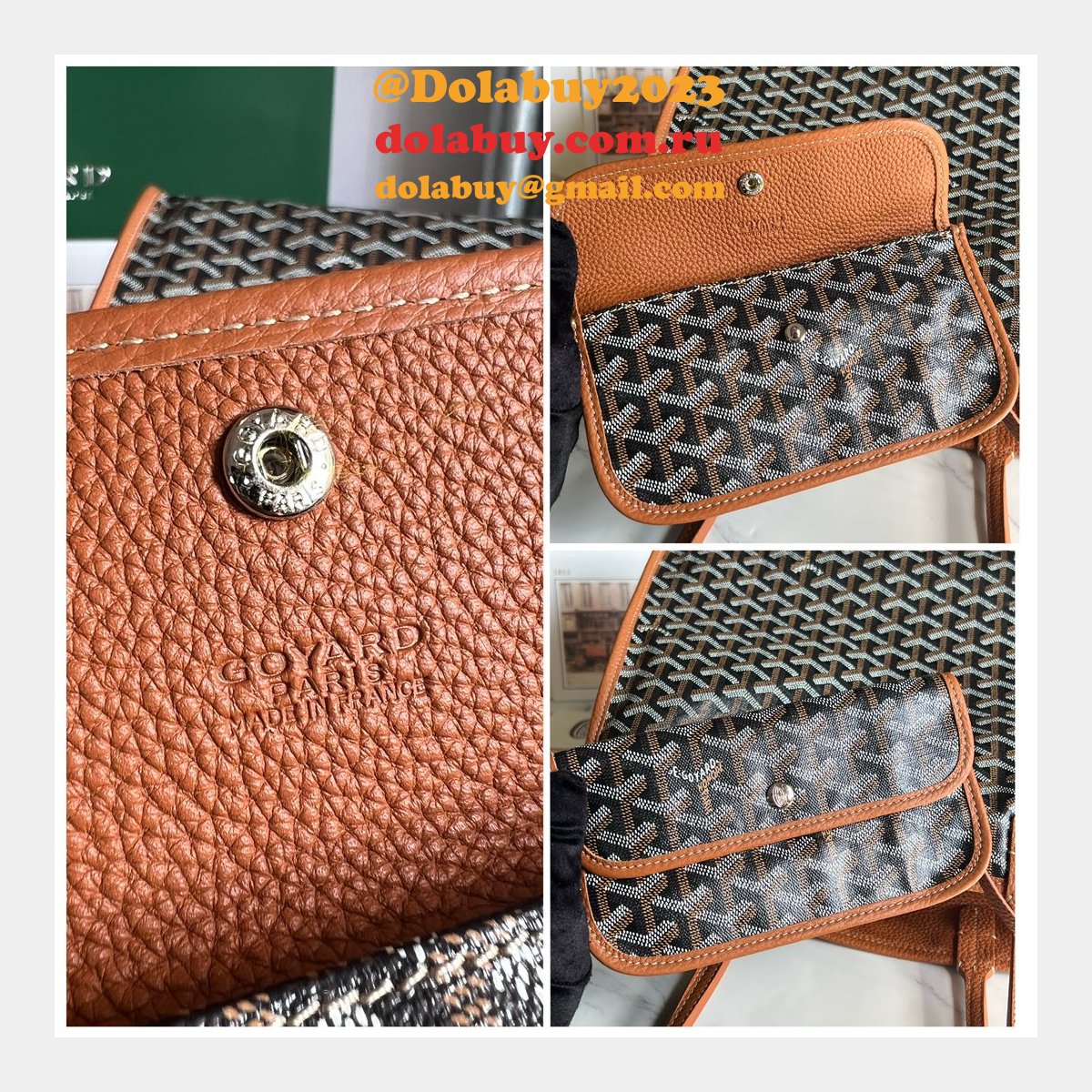 Luxury GOYARD HARDY LADY Designer handbag