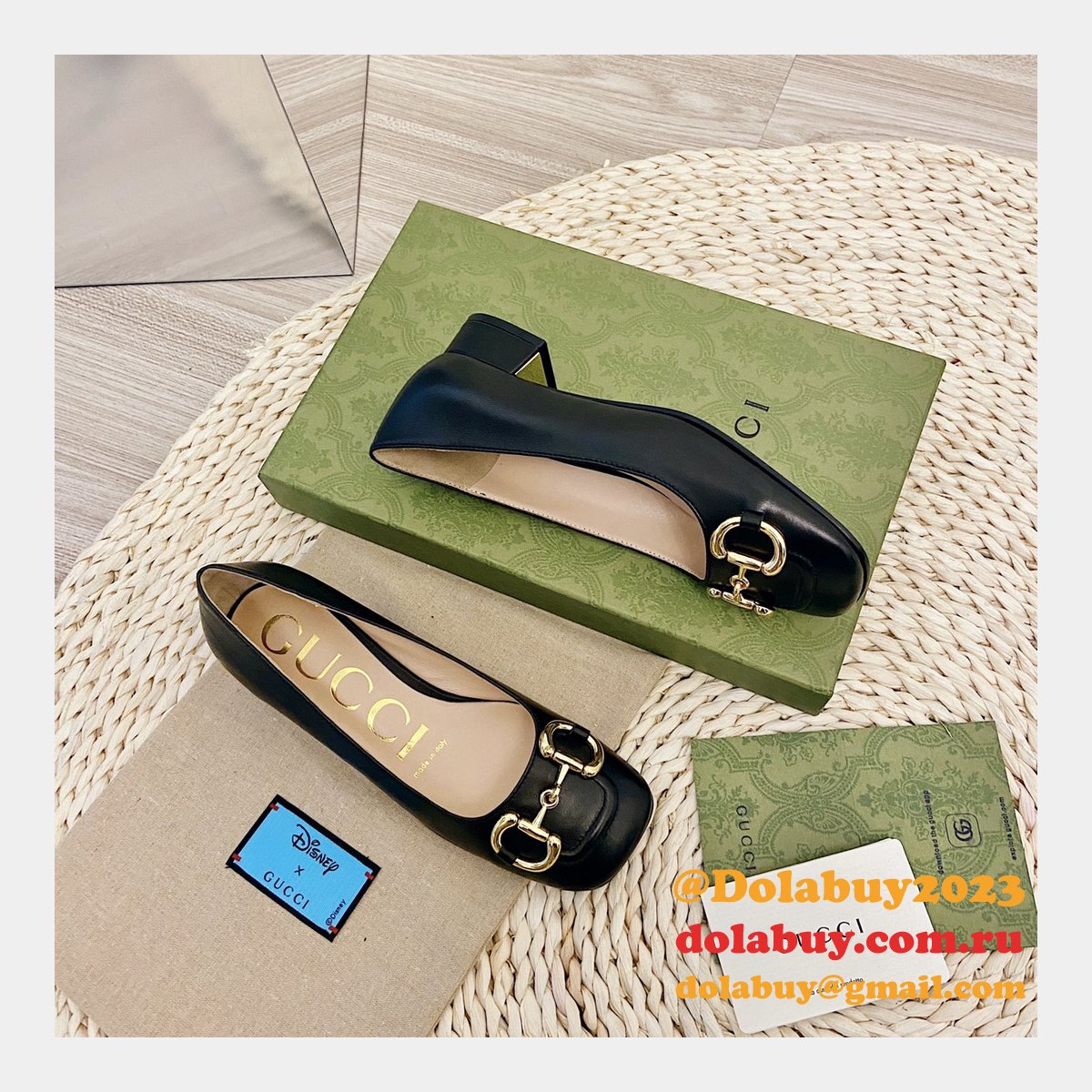 aaa+ G*u*i replica horsebit loafers calfskin shoes