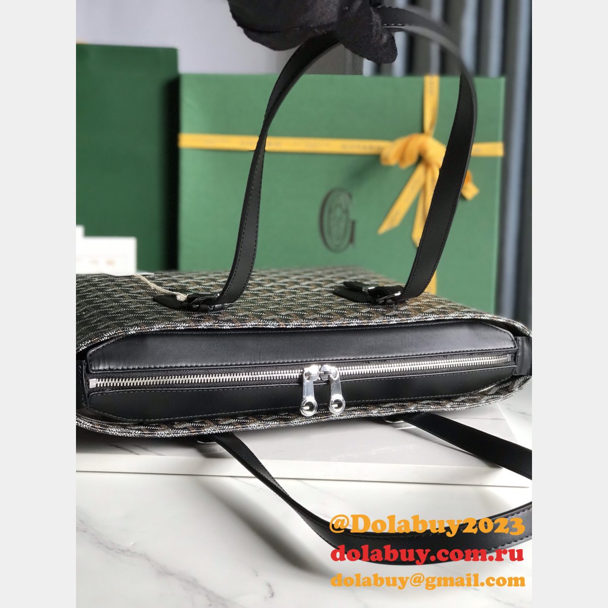 Top Quality 1:1 Mirror Goyardine Marquises Tote 020175