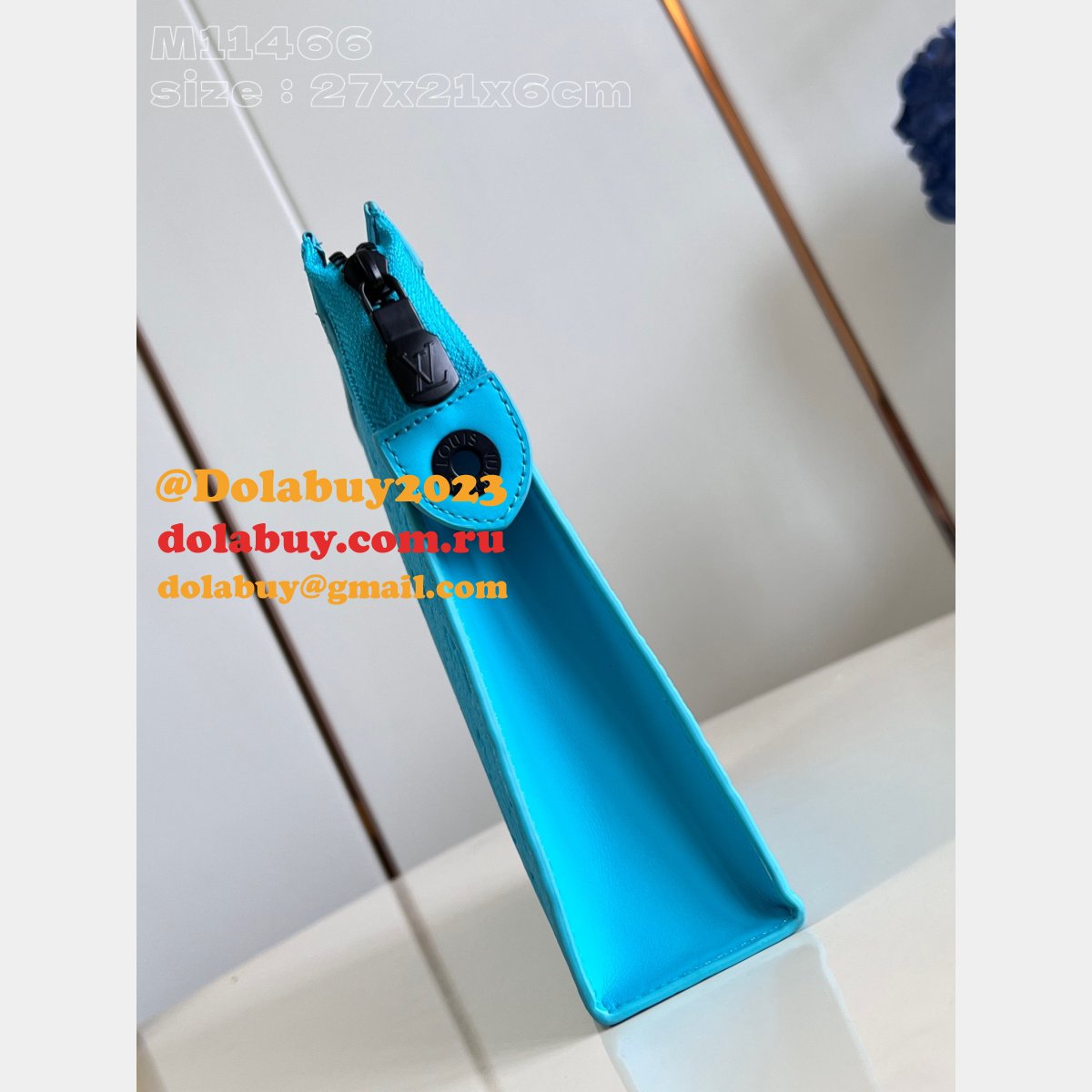 Blue Pochette Voyage M11466 Best Louis Vuitton Knockoff Bag