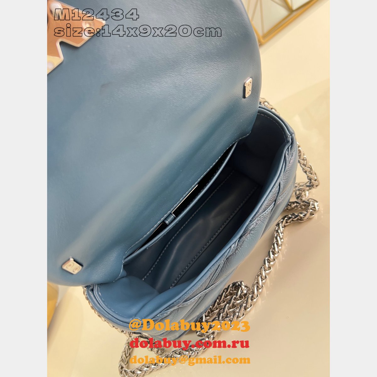 Best AAA+ M12004 Louis Vuitton GO-14 PM 1:1 Mirror Bag