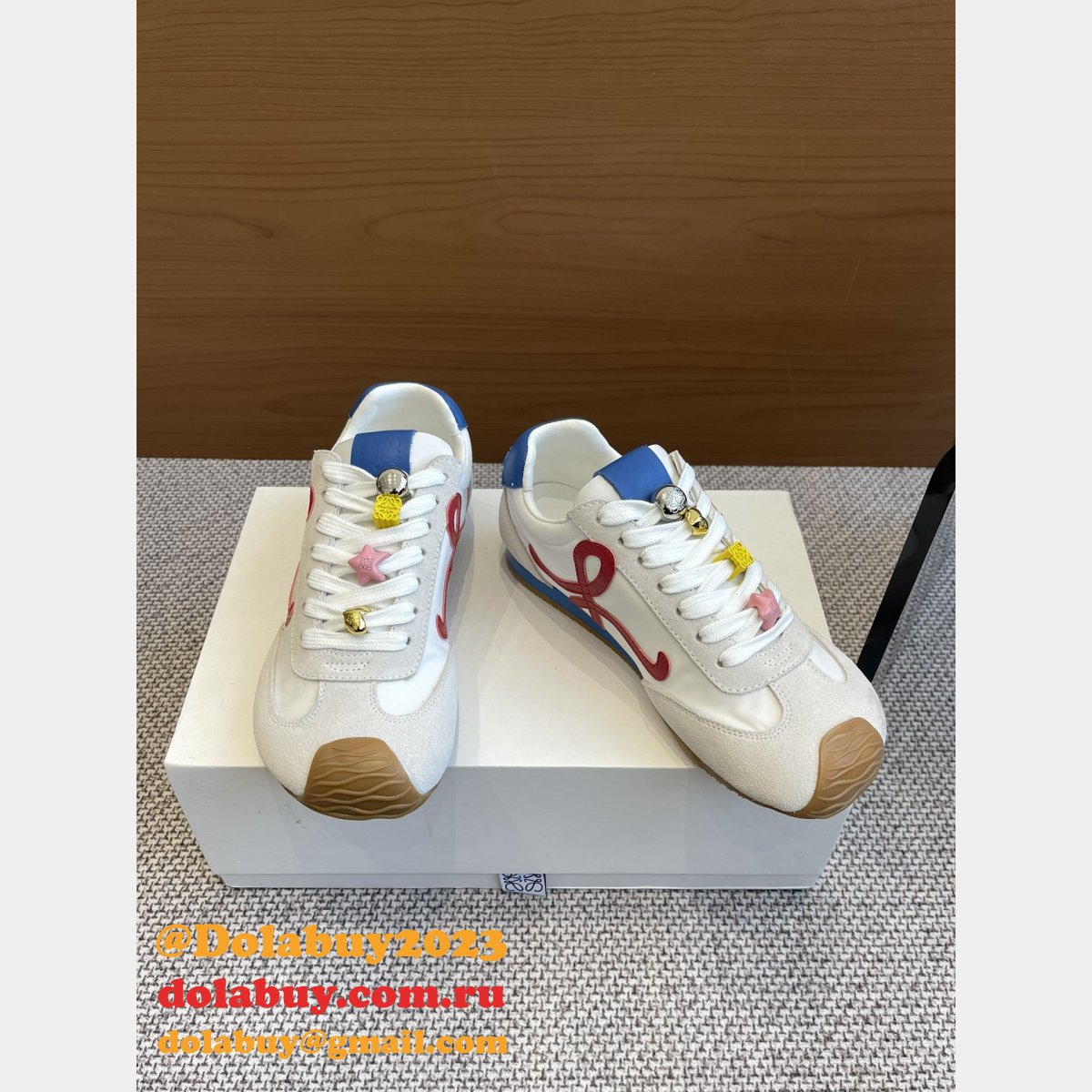 Ballet Runner 2.0 In Nylon And Calfskin