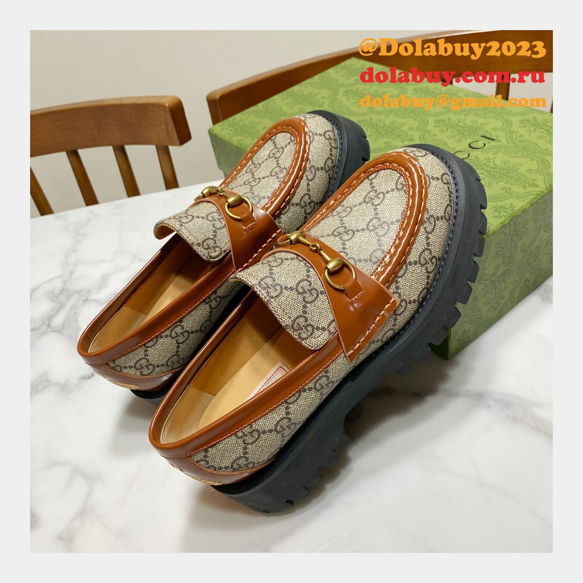 G*u*i replica loafers moccasins shop men shoes