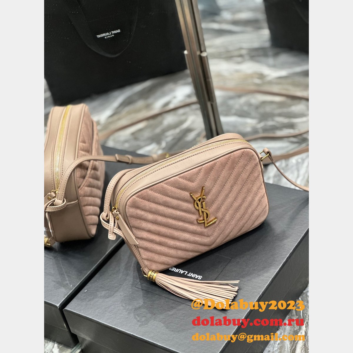 Saint Laurent 520534 Perfect Lou Camera Shoulder Cheap Bag