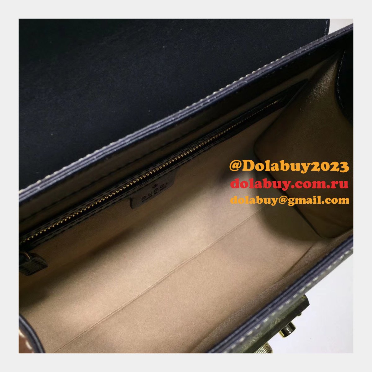 G*u*i replica 453188 gg supreme padlock small top handle bag