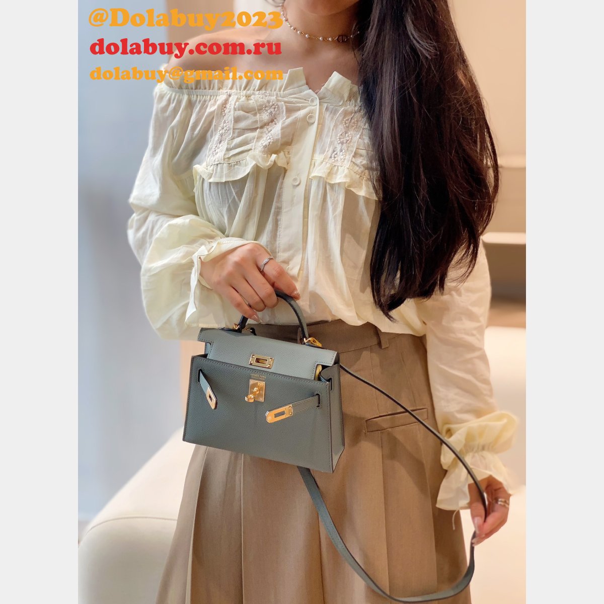 Buy Designer Best Replica Hermes Kelly 19CM Mini Bags Online