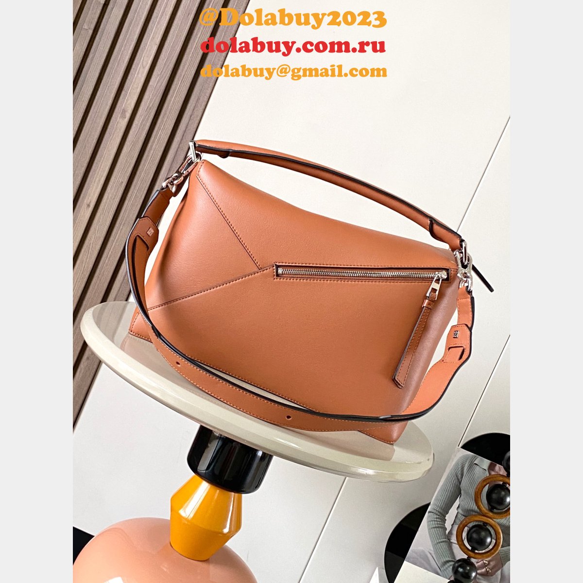 Top Quality Loewe Large Puzzle Bag In Classic calfskin 33CM