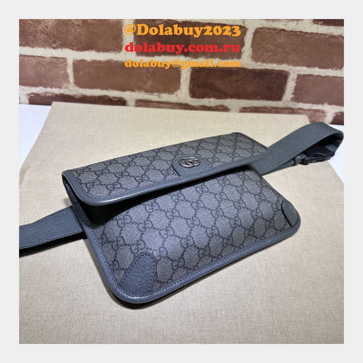 ophidia gg perfect G*u*i 752597 belt ebony supreme replica bag