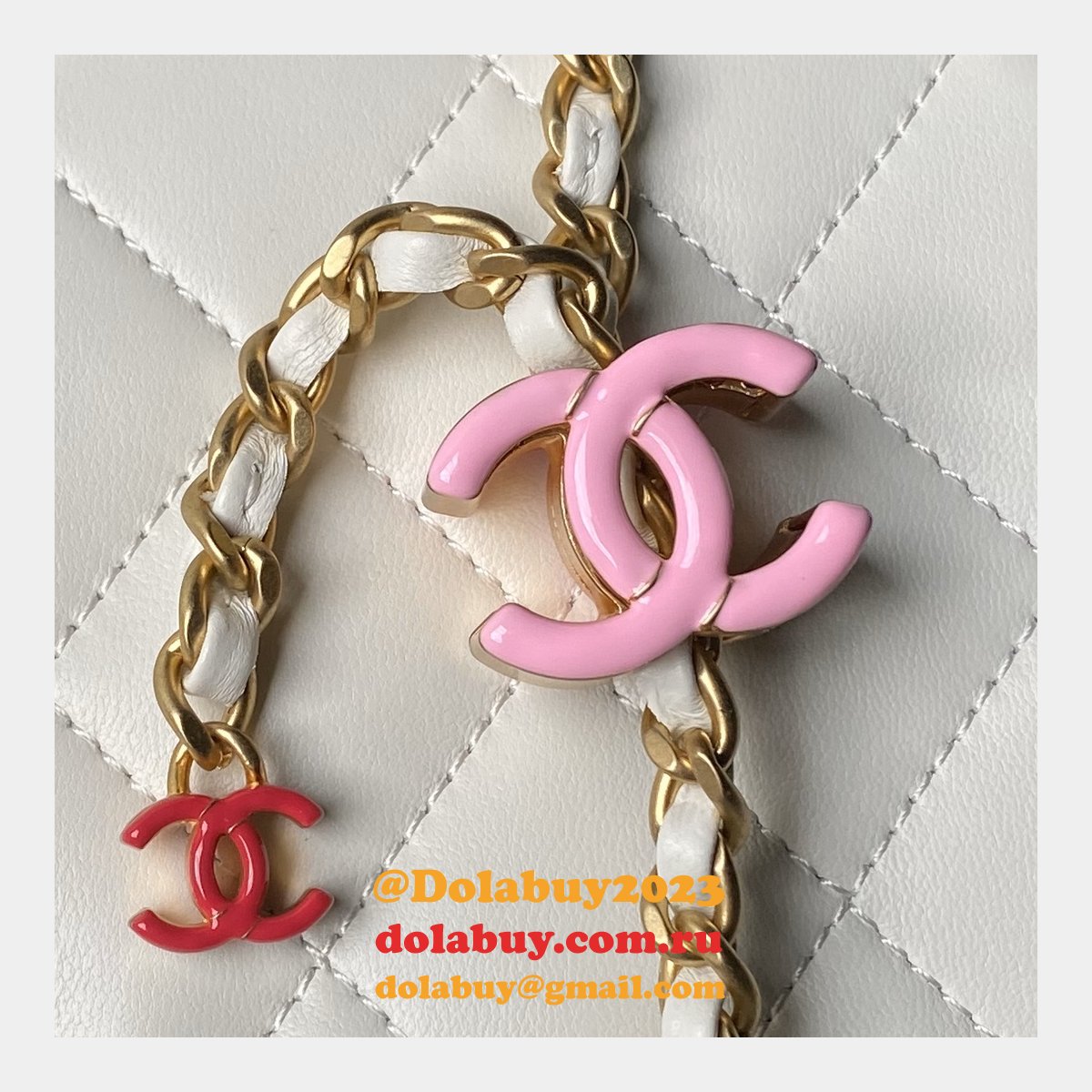 Replica AS4967 Classic Flap Luxury 7 Star Black/White Bags