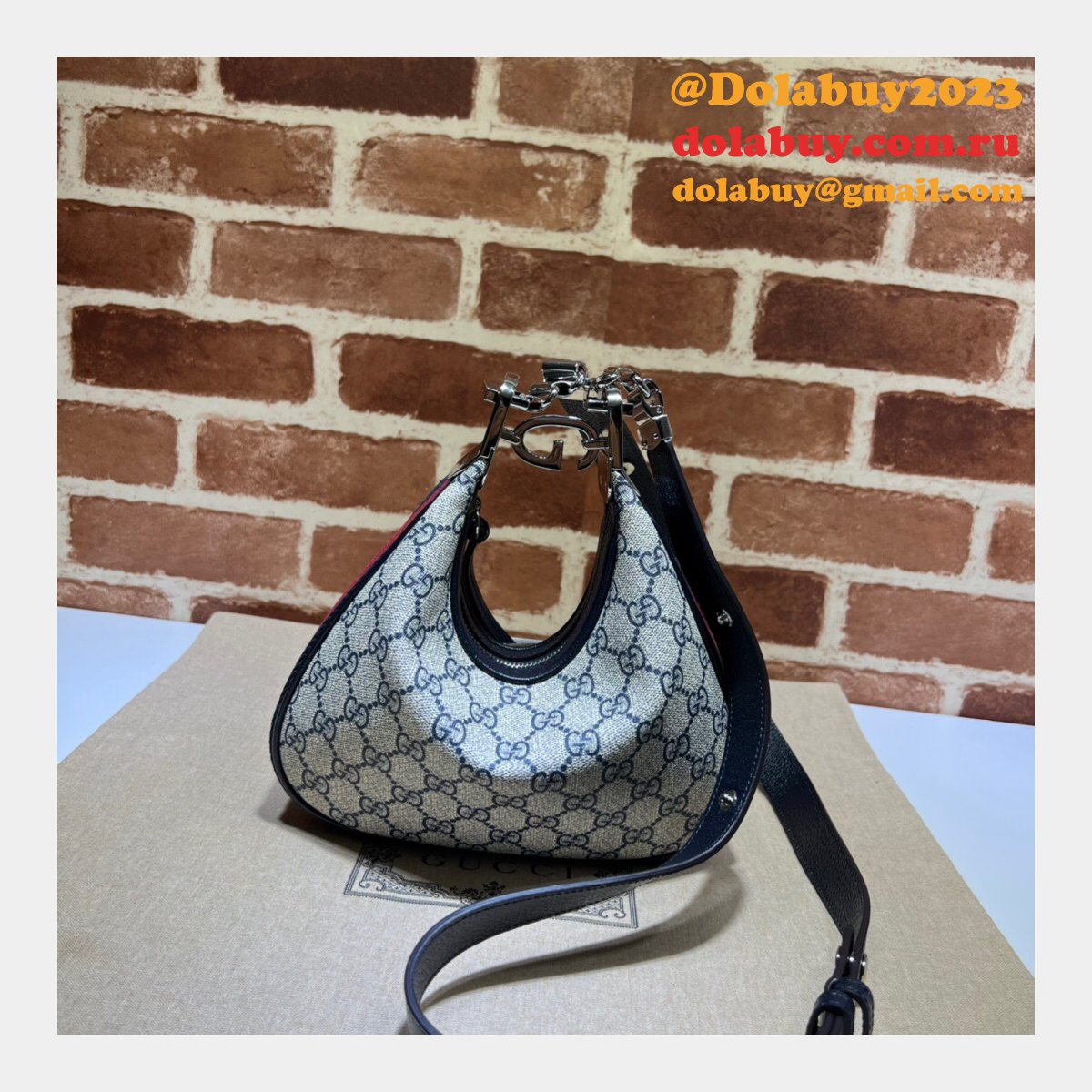 luxury G*u*i wholesale attache 699409 shoulder fake bag