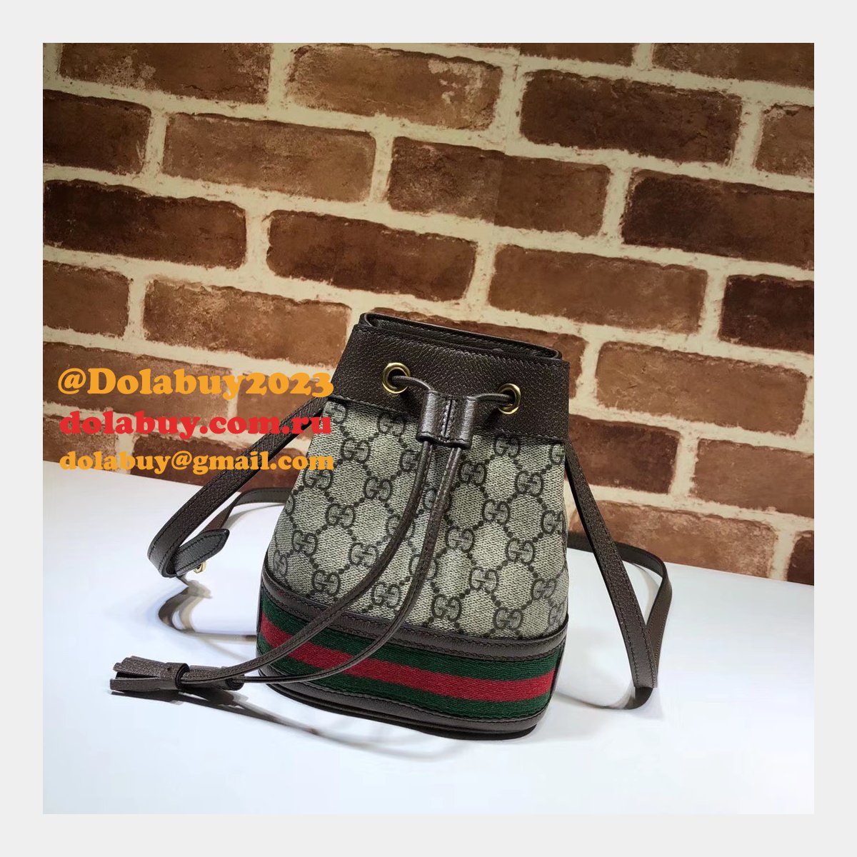 aaa+ G*u*i replica gg supreme ophidia mini bucket 550620 bag