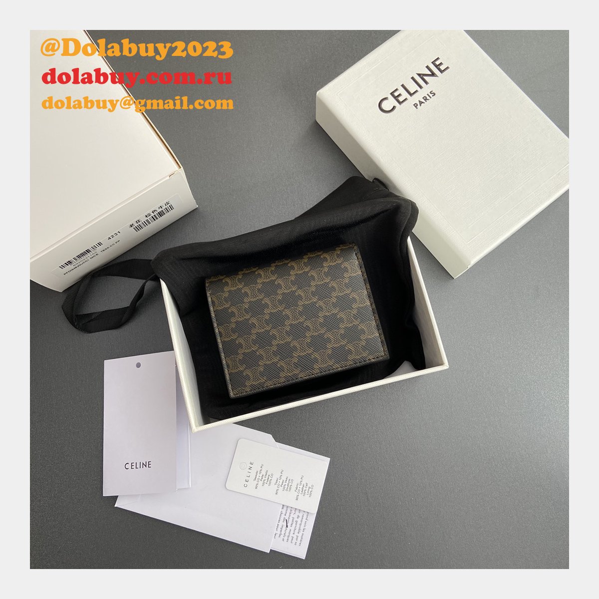 Top Quality celine TRIOMPHE wallet