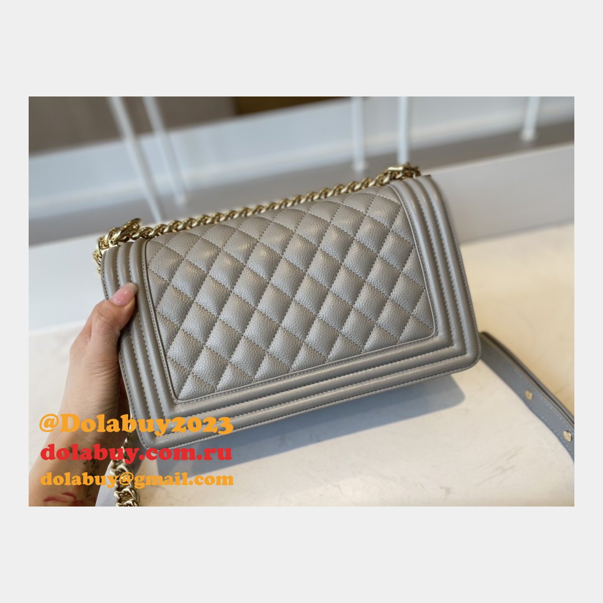 CC Replicas Calfskin & Ruthenium-Finish Metal Boy Many Colours