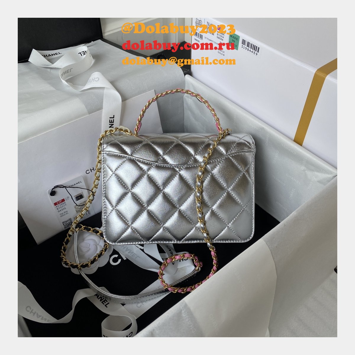 Knockoff 7 Star Flap Bag AS3886 Top Handle Fake 23P