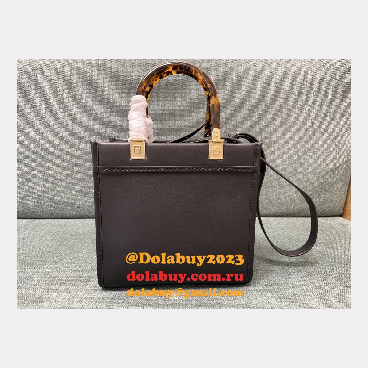 replica top quality F**di tote sunshine mini handbag