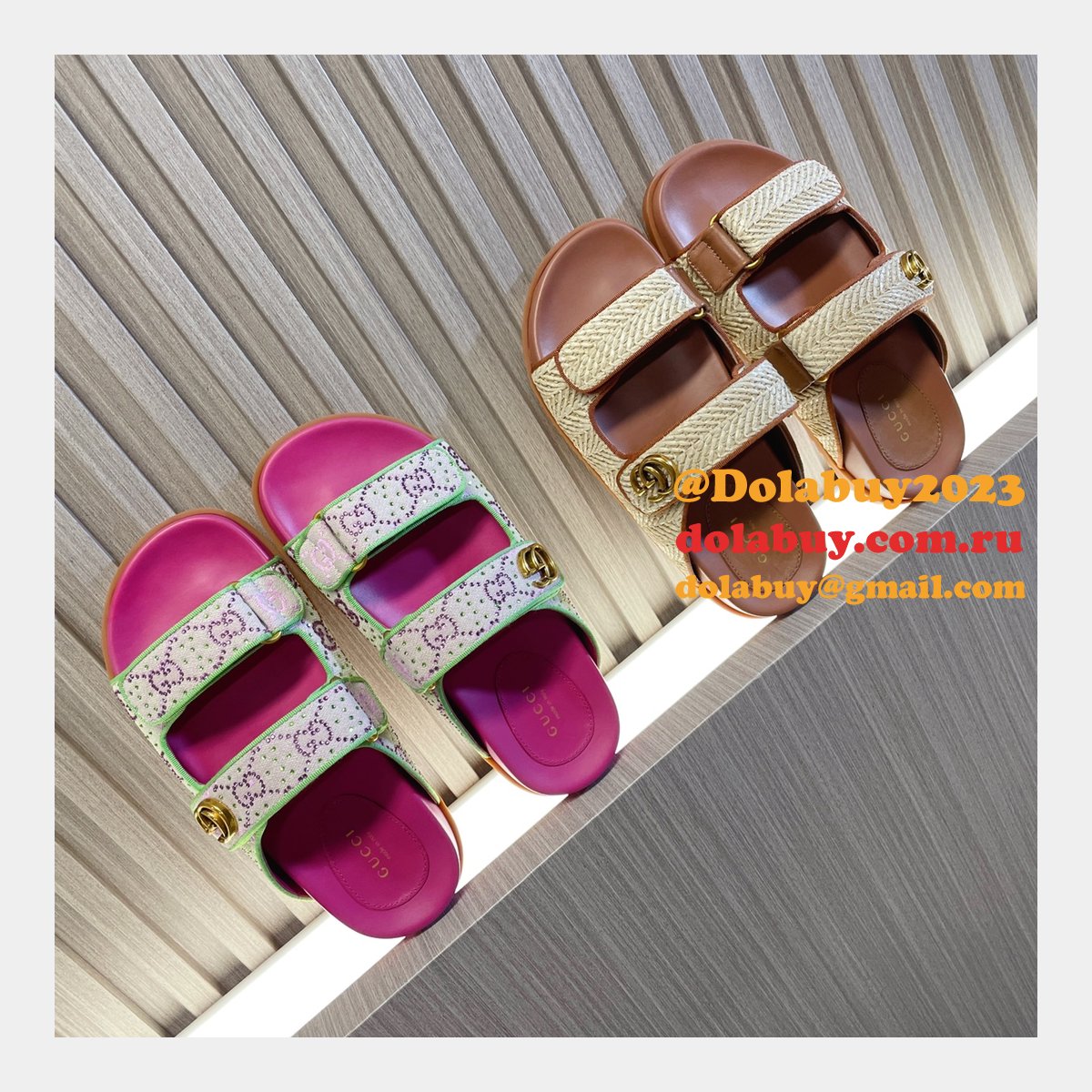 Top Quality gucci 1:1 Mirror women SANDAL