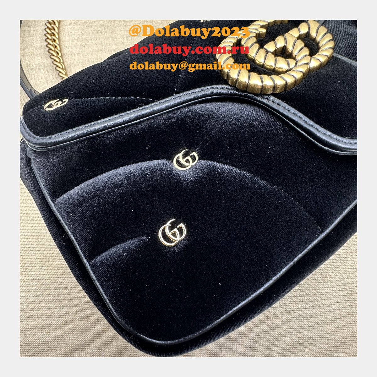 black velvet 443497 G*u*i gg marmont matelassé shilder replica bag