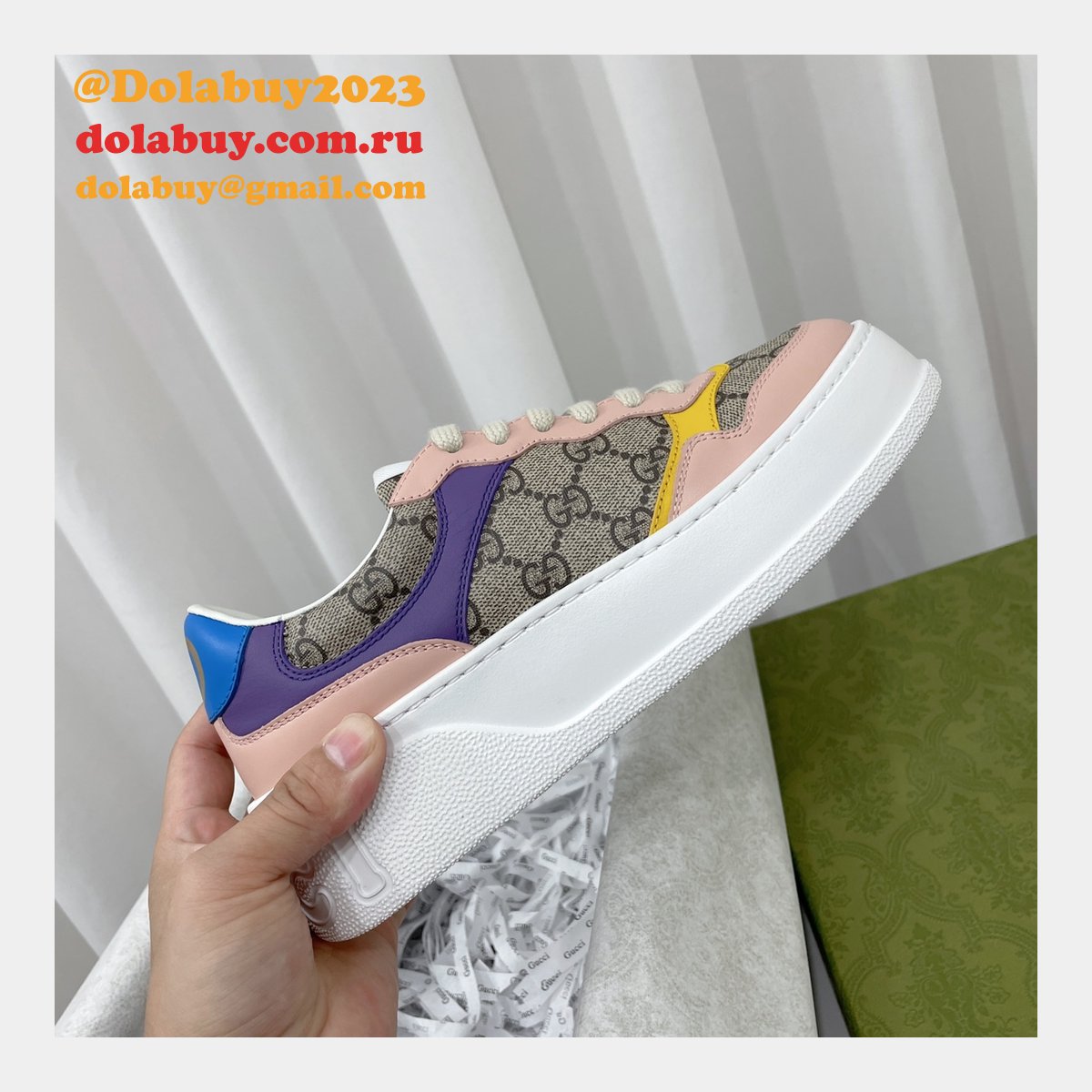 buy cheap designer replica gg couple platform G*u*i shoes