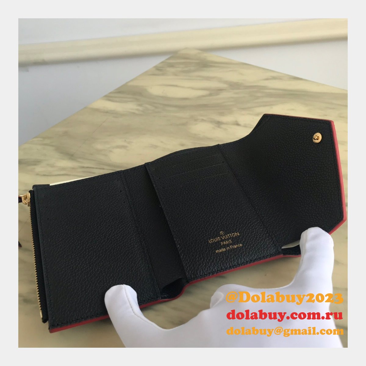 Replica Victorine Wallet Monogram Empreinte Leather M64060