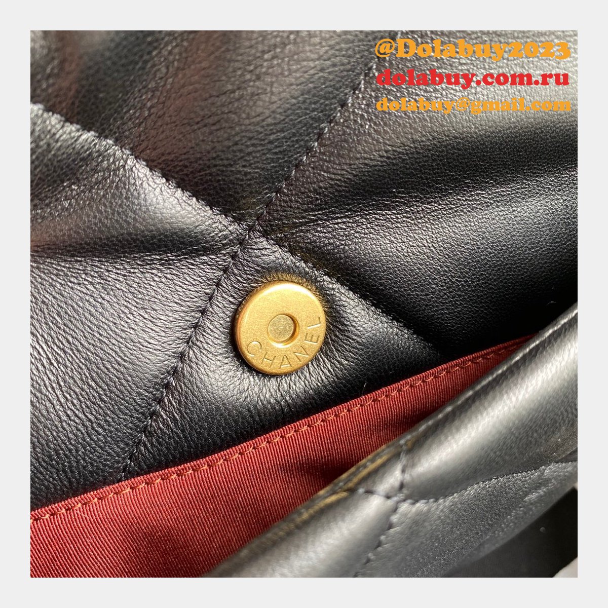 Top CC 19 Bags 2021 Black 30CM