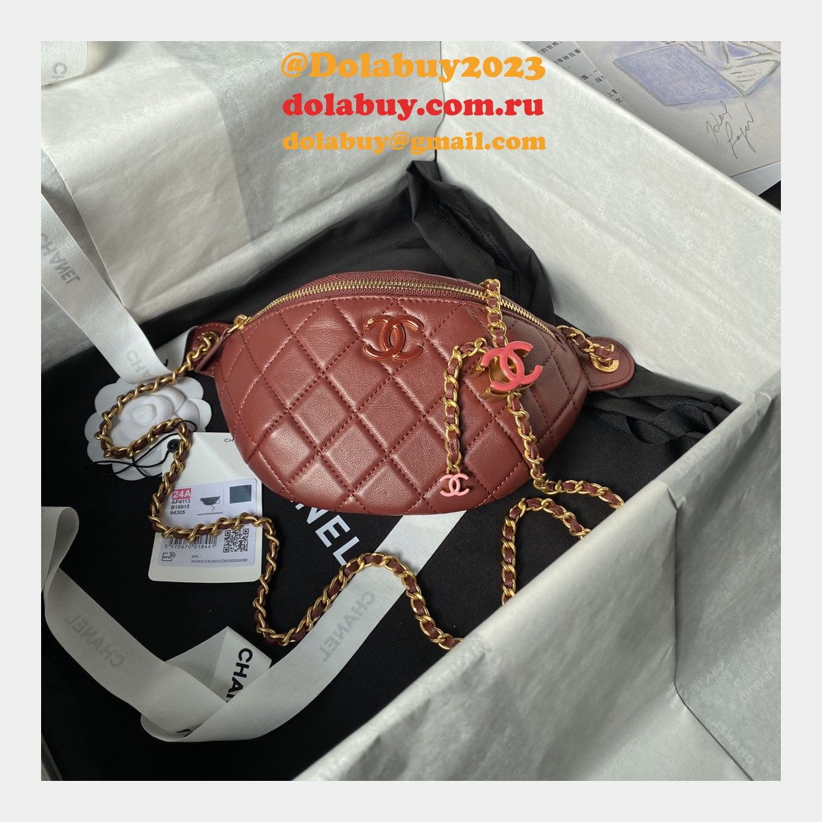 Inspired Top Quality AS4113 Waist Shoulder Chain Bags