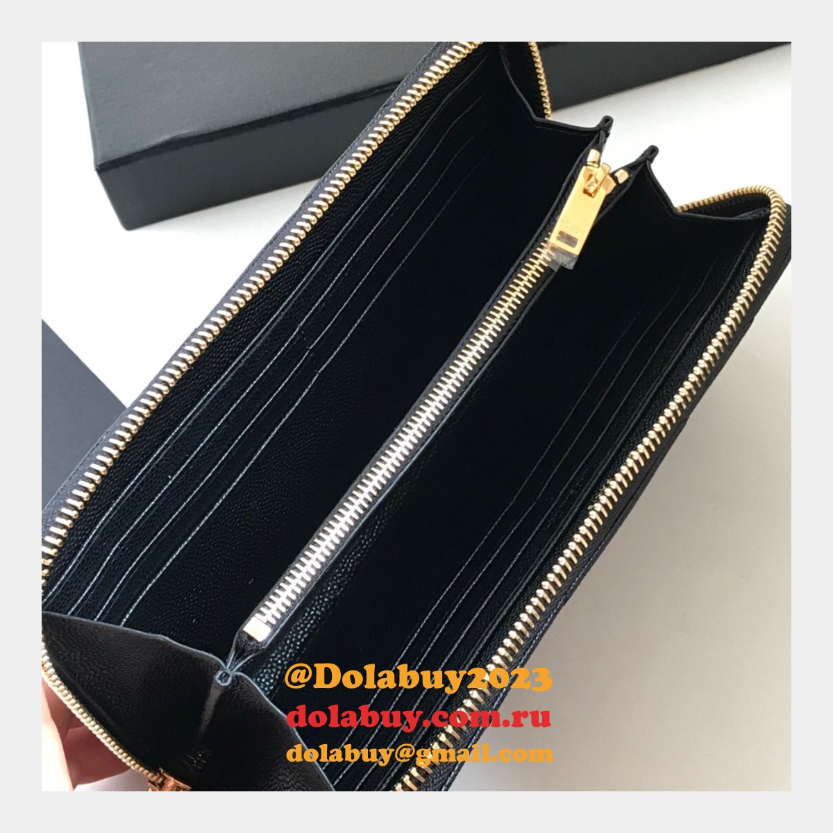 Best Saint Laurent Wallets & Card Cases Black