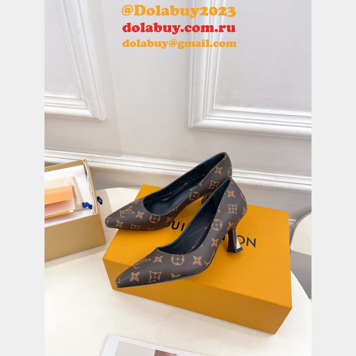 Cherie Heel High quality Louis Vuitton Replica Shoes