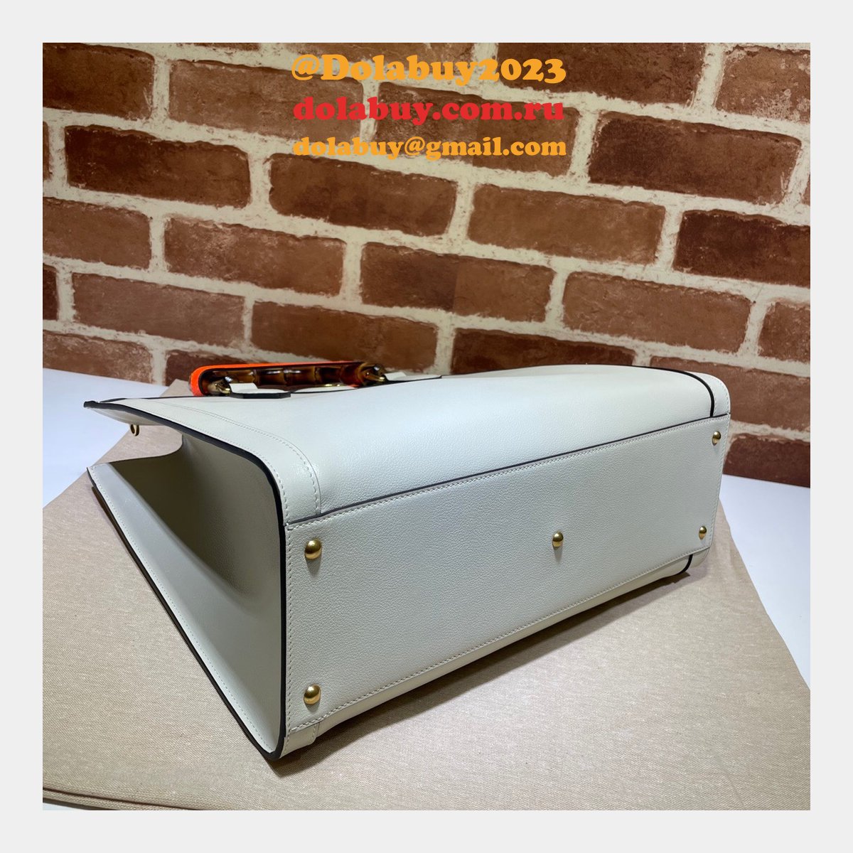 G*u*i best quality designer replica diana medium tote leather bag