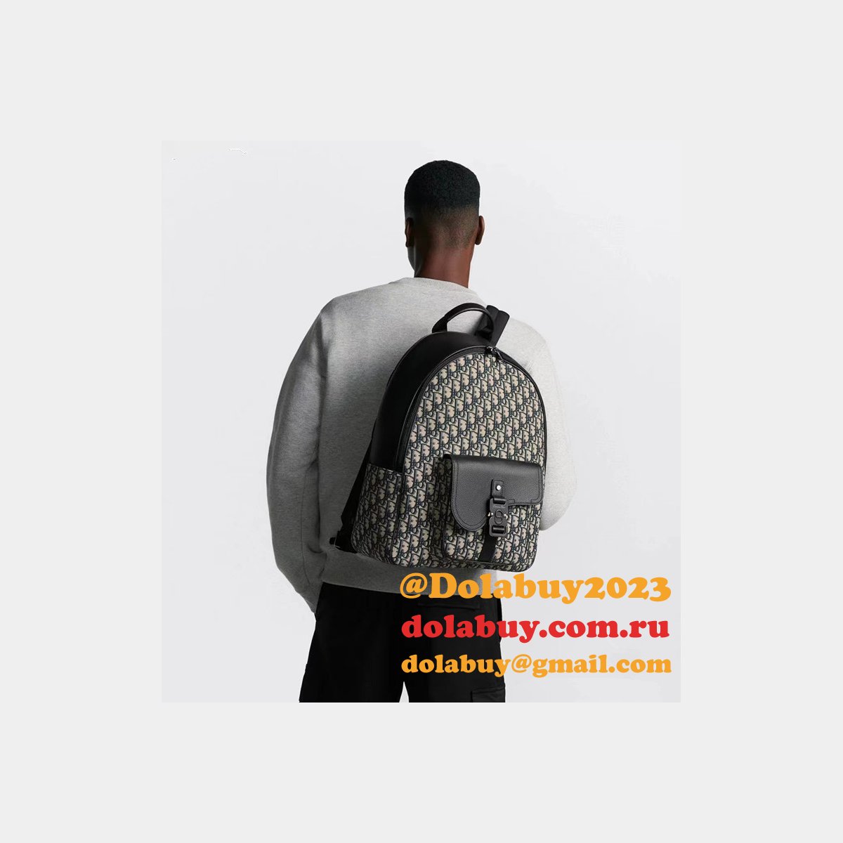 Best Replica Dior Saddle Zip Backpack