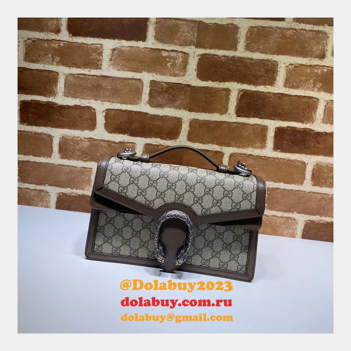 designer G*u*i beige replica dionysus snakeskin top handle 621512 bag