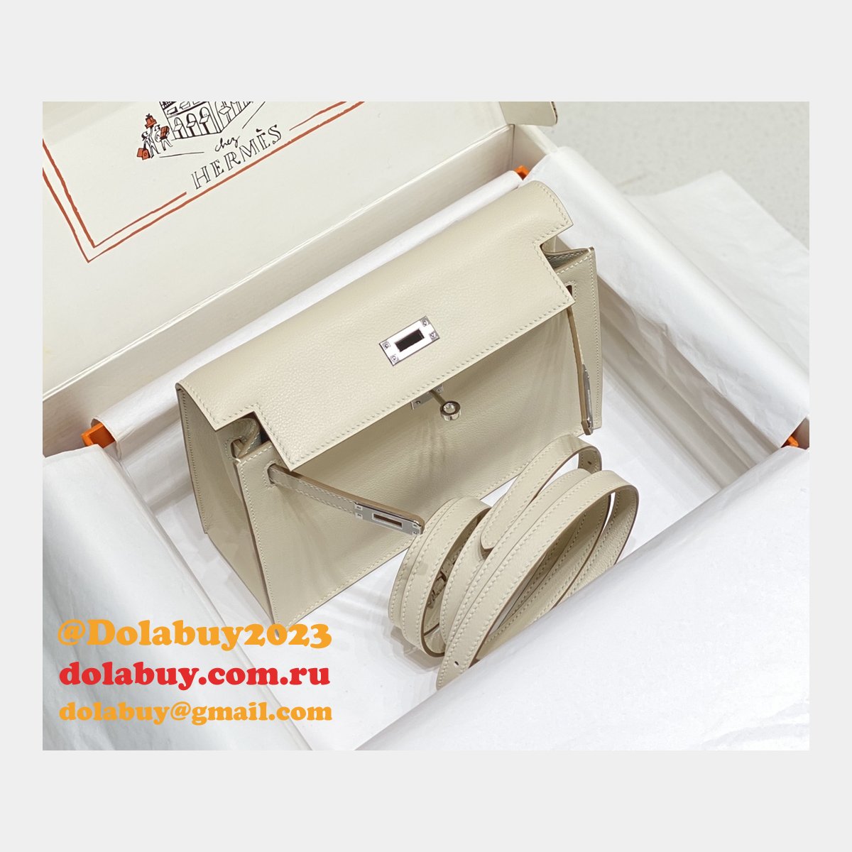 Best Replica HERMES KELLY DANSE 1:1 Mirror Bag