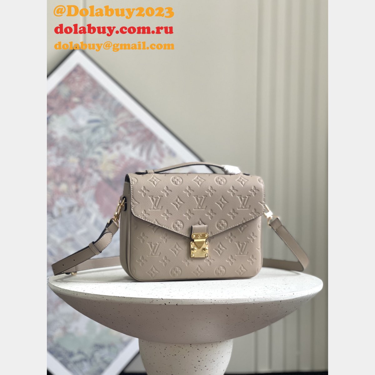AAA+ Louis Vuitton Pochette Métis Monogram M41487 Marron