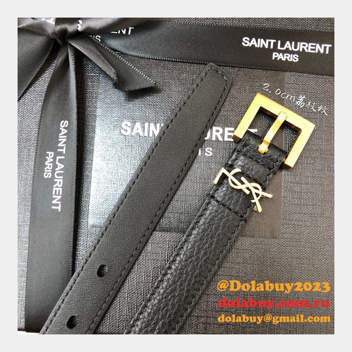 Top Quality UK Inspired SAINT LAURENT REPLICAS BELT