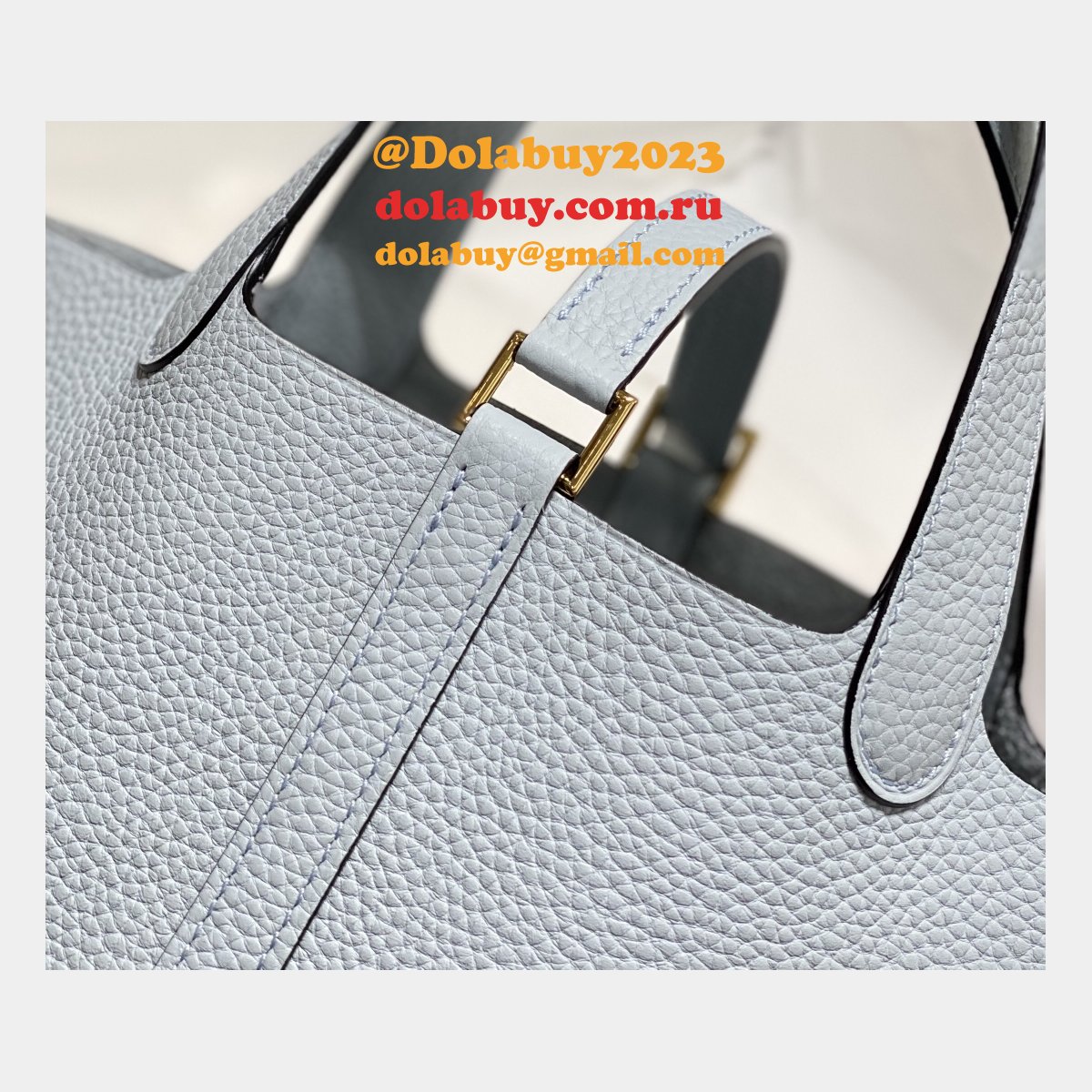 Luxury 7 Star Replica Designer Hermes Picotin 18/22cm Gold Online