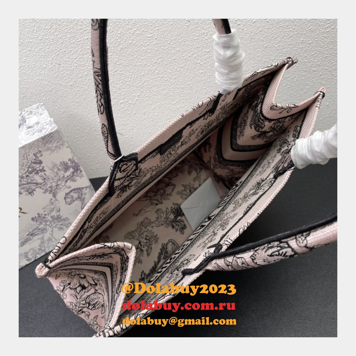 Perfect Designer DIOR CD BOOK TOTE Wholesale Inspired