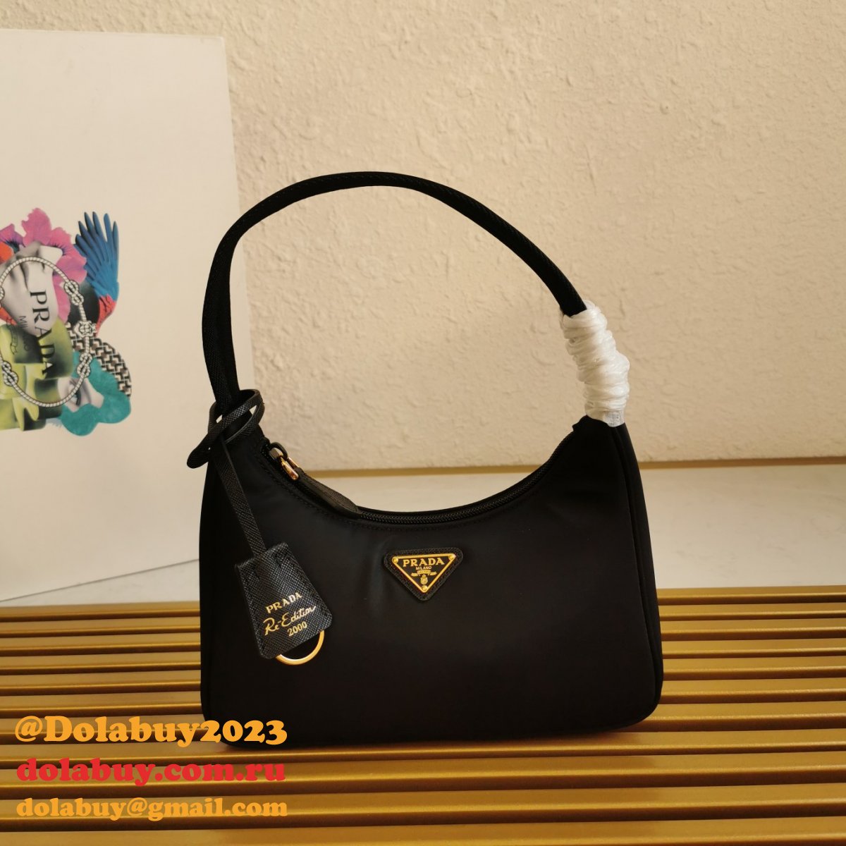 Hobo Bags Prada 1NE515 AAA High Quality Replica Bags