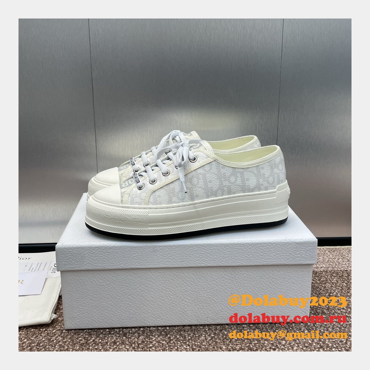 Wholesale Walk N Dior Platform Sneaker Inspired