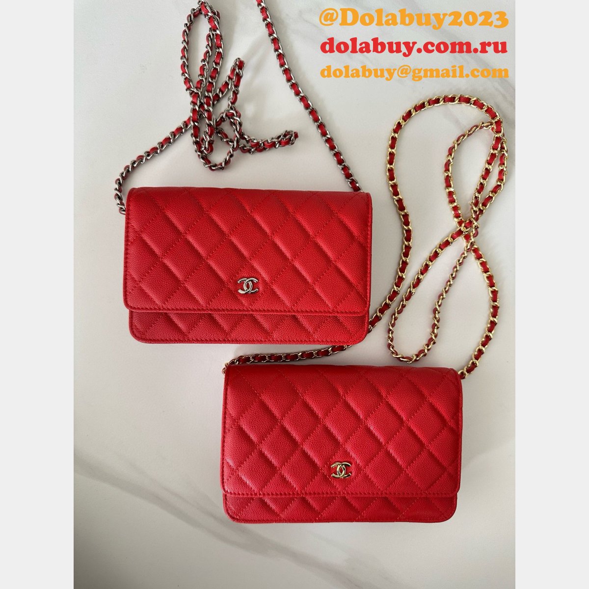 CLASSICAL Knockoff CC WOC SMALL CAVIAR LEATHER CHAIN BAG