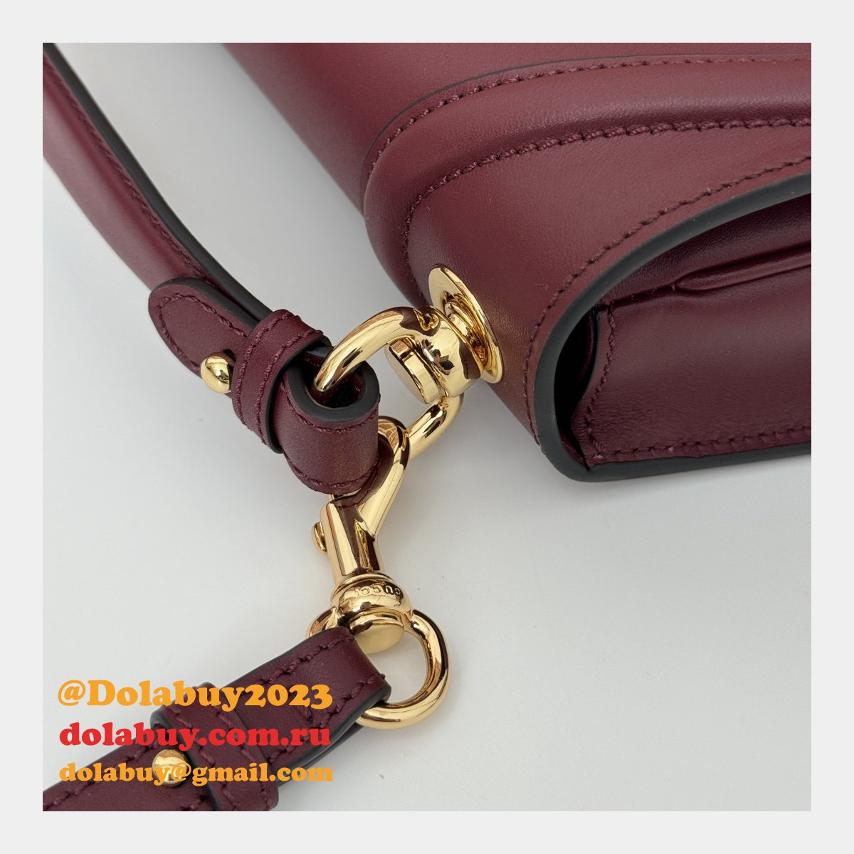 G*u*i inspired blondie small top handle 815714 luxury bag