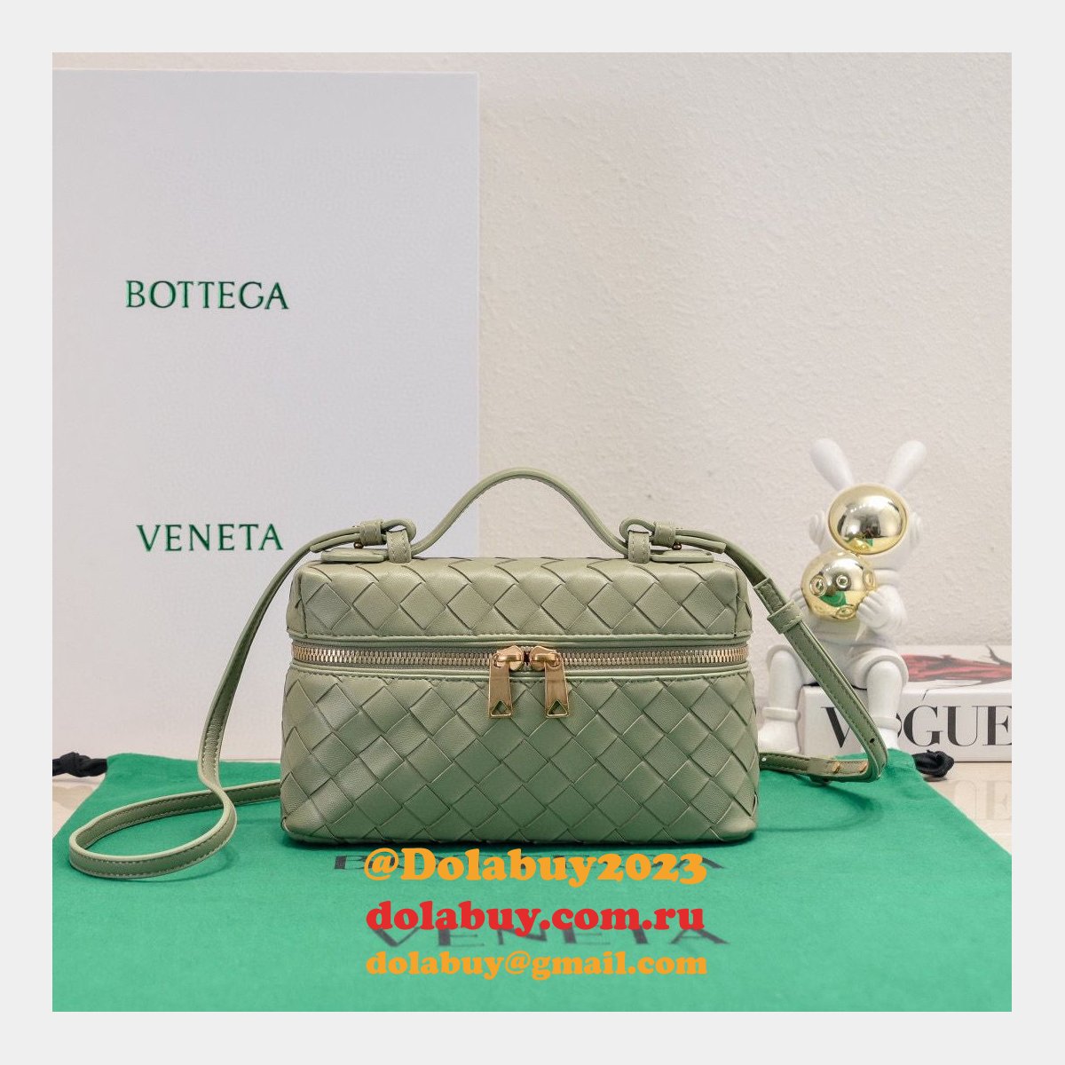 Luxury BOTTEGA VENETA 1:1 Mirror Vanity Case 789109